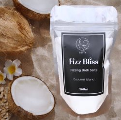 Fizz Bliss Fizzing Bath Salts - Coconut Island