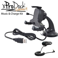 IBolt Xprodock Bluetooth Music Charging Car Dock Mount Holder With Aux-out For Samsung Galaxy S7 S6 And S6 Edge S4 S5 &
