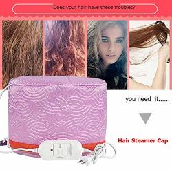 Eu Plug Hair Steamer Cap 3 Modes Hair Steamer Cap Electric Hair Heating Cap Thermal Treatment Hat Spa Nourishing Hair Styling Care