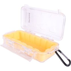 Micro Case Yellow 197 X 100 X 61MM Sil. liner With Carabin.clip