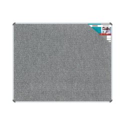 Bulletin Board Ribbed Aluminium Frame 1500X1200MM - Laurel