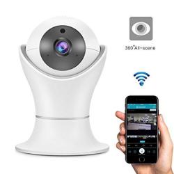 Ddsky 1080P Wifi Wireless Camera Wireless Panoramic Security Camera 360 Degrees Baby Monitor With Night Vision