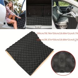 200 100X50CMCAR Sound Deadener Mat Sound Deadening Noise Insulation Acoustic Dampening Foam Subwoofer Mat Autos Accessories