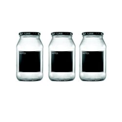 Consol - 750ML Jar With Black Notes - 3PK