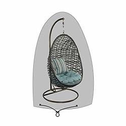 SIRUITON Patio Hanging Chair Cover 420D Oxford Fabric Waterproof Veranda Patio Cocoon Egg Chair Cover