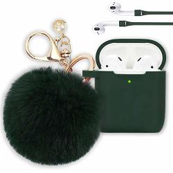 Airpods Case Filoto Airpod Case Cover For Apple Airpods 2&1 Charging Case Cute Airpods Silicon Case With Airpods Accessories Keychain skin pompom strap New 2020 Spring Series