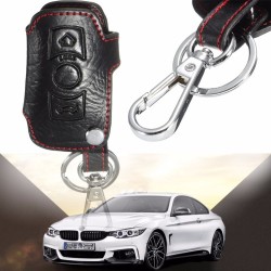 Car Remote Key Case Black Key Cover For Bmw 1 3 5 6 Series 128i 328i