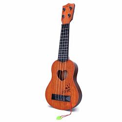 Yezi Kids Toy Classical Ukulele Guitar Musical Instrument Brown
