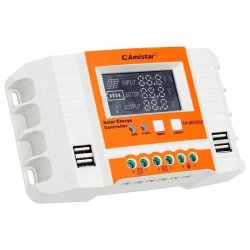 60A 12 24V Auto Adapt Lcd Solar Charge Controller