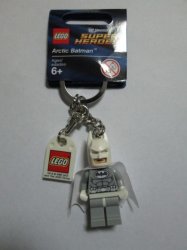 Arctic Batman - Super Hero Lego Minifigure Key Chain