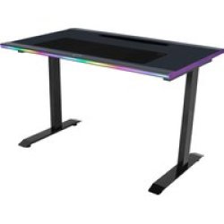 Cooler Master GD120 Argb Compact Ergonomic Computer gaming Desk - With Masterplus+ App Support