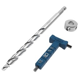 Easy-set Micro-Pocket Drill Bit With Stop Collar & Gauge hex Wrench