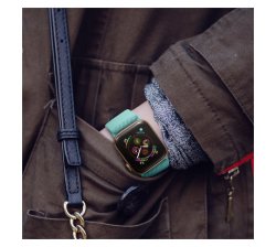 Nylon Solo Loop Strap With Buckle For Apple Watch 42 44MM-EMERALD Green