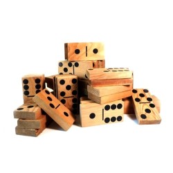 Giant Wooden Domino Game New