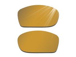 Glintbay Harden Coated Replacement Lenses For Oakley Fives Squared Sunglasses - Polarized Bronze Gold Mirror