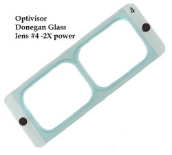 Headband Donegan Optivisor Da-5 High Quality Lens 4 - 2x Dioptis