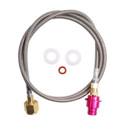 Sodastream External Hose Adapter Kit Pink Quick Release To G5 8-14 CO2 Tank
