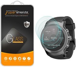 SUPERSHIELDZ 3-PACK For LG Watch Sport Tempered Glass Screen Protector Anti-scratch Anti-fingerprint Bubble Free Lifetime Replacement Warranty