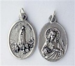 Our Lady Of Fatima Sacred Heart Medal 5 Medals