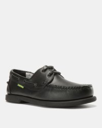 Dakotas Boat Shoes Leather Black Prices 