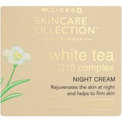 Clicks Skincare Collection White Tea & Q10 Anti-ageing Night Cream 50ML