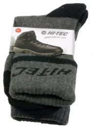 Hi-tec - Hiking Socks - Charcoal & Black