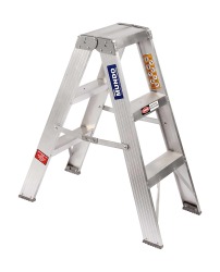 3 Step Double Sided A-frame Aluminium Ladder
