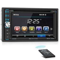 Boss Audio Systems BV9358B Car DVD Player - Double Din Bluetooth Audio And Calling 6.2 Inch Lcd Touchscreen Monitor MP3 Player Cd DVD Wma
