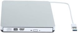 Ultra Slim USB 3.0 External DVD Drive Rw Optical Drive Burner Writer Silver