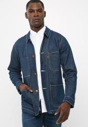 Levi's engineer best sale coat indigo