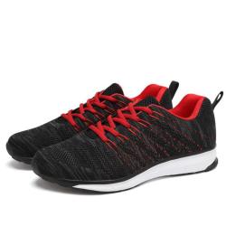 Sollomensi Men Running Shoes Ultra-light Athletic Sport Male Shoe - 1718RED 7.5