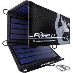 Deals on Foxelli Dual USB Solar Charger 10W - Foldable Solar Panel Phone  Charger For Iphone X 8 7 6S Ipad & Android Galaxy S8 S7 | Compare Prices &  Shop Online | PriceCheck