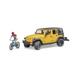 Bruder Toys Bruder Jeep Wrangler Rubicon With Mountain Bike & Cyclist