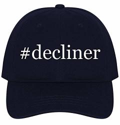 The Town Butler Decliner - A Nice Comfortable Adjustable Hashtag Dad Hat Cap Navy One Size