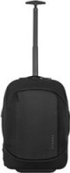 Targus Ecosmart Mobile 15.6 Tech Traveller Rolling Backpack Black