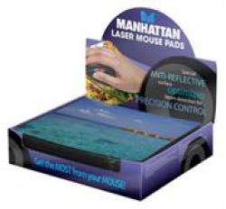 Design Laser Mouse Pad- 24 Pad Per Box Retail Box No Warranty Laser Mouse Pad Counter Display   Overview • Sturdy Attractive Display