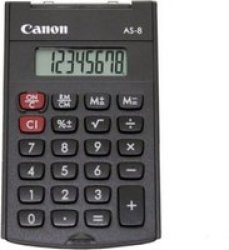 Canon AS-8 Pocket Calculator