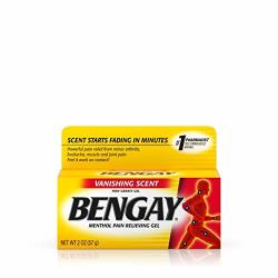 Bengay Menthol Pain Relieving Gel Vanishing Scent 2 Oz Pack Of 12