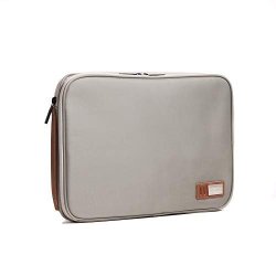 Waterproof Canvas Laptop Sleeve 15.6 Inch Case Bag With Handle & Pockets Compatible With 15.6" Lenovo Yoga 730 Chromebook ideapad 330S THINKPAD T580 15.6" Hp Elitebook