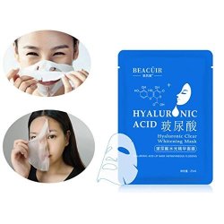 Overmal 2017 New Moisturizing Hyaluronic Acid Facial Skin Care Face Mask Sheet Pack Essence