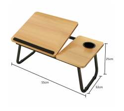 Foldable Adjustable Split Laptop Bed Table