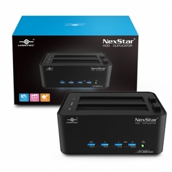 Vantec Nexstar Dual Hard Drive Dock 2.5" 3.5" Sata Usb3.0 Duplicator Black