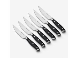 Elegance Steak Knife Sharp Tip With Plastic Handle 6-PIECE