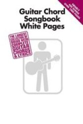 Guitar Chord Songbook White Pages paperback