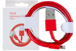 Cable - Iphone Red - White Box