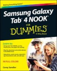 Samsung Galaxy Tab 4 Nook For Dummies Paperback