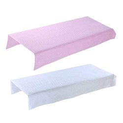 Bonarty 2X Beauty Bedsheet Massage Couch Cover With Face Hole Reusable Spa Cotton Massage Bed Table Sheet Couches Cover Sheet