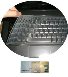 Bingobuy Us Layout Silicone Keyboard Protector Cover Skin For Acer Aspire V3-372T R3-131T SW5-171 SW5-173 Clear