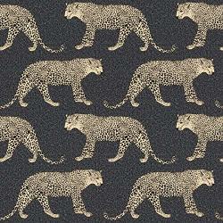 Portfolio Leopard Wallpaper Black gold Rasch 215311