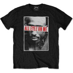 Tupac All Eyez On Me Men's Black T-Shirt XL